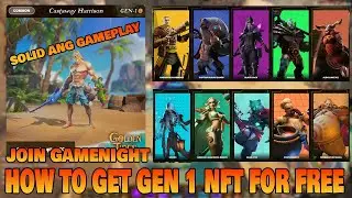 GOLDEN TIDES - HOW TO GET GEN 1 NFT FOR FREE | PLAY AND EARN FOR PC | MOBILE UNDER DEVELOPMENT