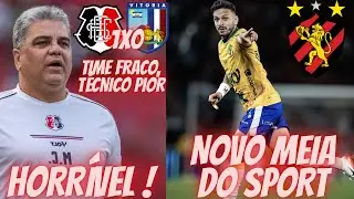 💣YAGO FELIPE É O NOVO MEIA DO SPORT ! SANTA CRUZ TEM ATUAÇÃO HORRÍVEL MAS VENCEU E É LÍDER