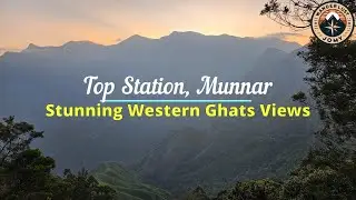 Top Station Munnar | Breathtaking Views on the Kerala Tamil Nadu Border | Munnar | 4K