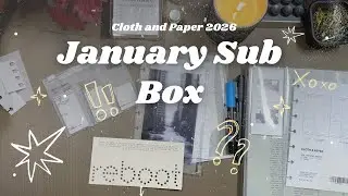 CLOTH & PAPER JANUARY SUB BOX | 2026