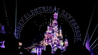 A Night of Magic: Disneyland Paris Electrical Sky Parade Drone Show | christmas 2024