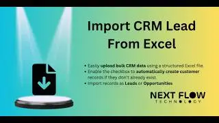 Import CRM Lead From Excel