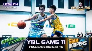Siam Flyers vs Siam Hoopers  | U13 - U14 | GAME 10 Full Highlights | YBL THAILAND SEASON 3