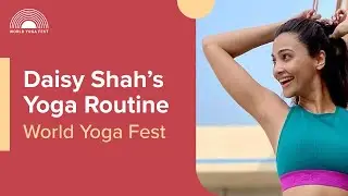 Daisy Shah's Yoga Routine | 30 Minute Yoga With Actress Daisy Shah | World Yoga Day | HealthifyMe