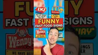 Funny Fast Food Signs