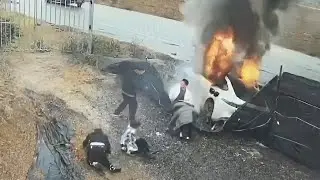 Feuerdrama nach Unfall mit Dongfeng e&pi;007 | deshalb verbietet China versenkbare T&uuml;rgriffe