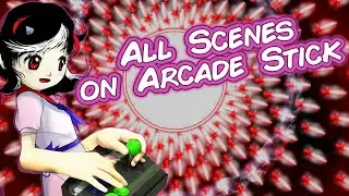 Attempting to Beat All Scenes in Touhou 14.3 on Arcade Stick