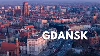 Gdańsk o zachodzie słońca | Dron | Dji air3s | 2025