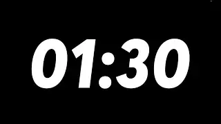 90 SECONDS (1.5 MINUTES) COUNTDOWN TIMER