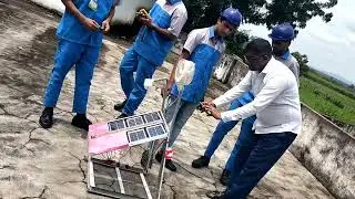 mobile solar fan