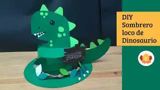 Tutorial Sombrero loco Dinosaurio