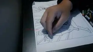 Color The Picture Of Five Superhero Warriors Protecting The Earth 2 - The Battle of 1066