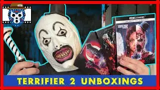 TERRIFIER 2 Home Video Releases - Unboxing the Best Buy 4K, Walmart Steelbook & Standard Blu Ray