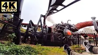 *4K* Nemesis Reborn Alton Towers Front Row Pov!