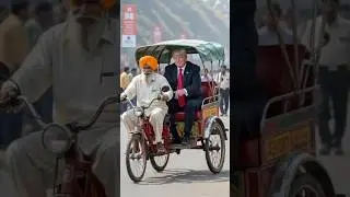 Donald Trump in Delhi