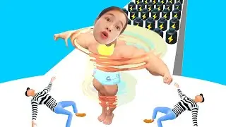 Muscle Rush Parody (Game iOS, Android - FUNNIEST APP GAME MOMENT) l Gameplay Walkthrough Lv 127-mr