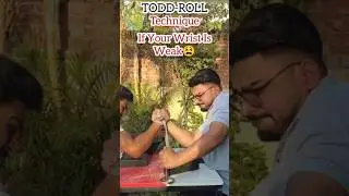 If Your Wrist Is Weak Then Use Thumb Pronation 👍🏻 #armwrestling #armfight #status #motivation