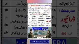PERA force jobs 2026 #perajobs #peraforce