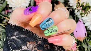 Gel Method Spring Mani/ Featuring Ritzy Dips & Color My World Dips!!