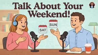 Weekend Routine | Talk About Your Weekend | English Podcast for Beginners