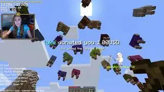 TWITCH PLAYS MINECRAFT this is gonna be chaotic! - CaptainPuffy VOD (7-3-2021)