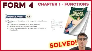 Intensive Practice 1.1 - Q3 || Add Maths Textbook Form 4 - Chapter 1