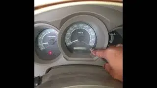 How to select Trip A, Trip B and ODO on Toyota #automobile