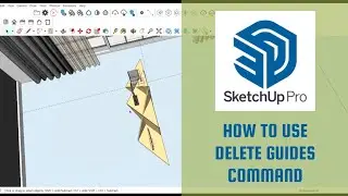 How to use #deleteguides #command #sketchup #pro #video #mr #motoholic #j #youtube #tutorial #2023