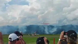 Italian aerobatic team Frecce Tricolori at Airpower 2022