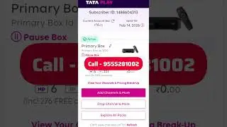 Tata Play Recharge | Tata Play Recharge Plan 6 Month Free Hindi Dhamal Pack