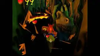 Crash Bandicoot Warped PAL (PSX) (Part 26/56) Dino Might! Gem Route