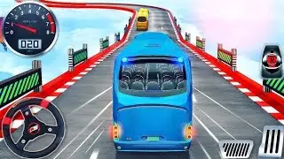 Crazy Bus Mega Ramp Impossible Racing - Bus Stunts Impossible Tracks - Android GamePlay