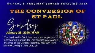 Holy Communion Service (The Conversion Of St Paul, January 25 2026)