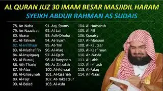 CY Arifa Sulistria Ayat_Al-Qur'an Surat-Surat Pendek Juz 30 Syeikh As Sudais tanpa iklan