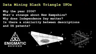 Data Mining Black Triangle UFOs