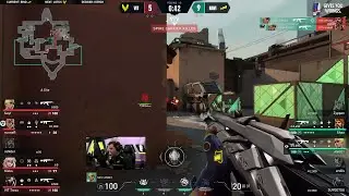 NAVI ANGE1 Ace to win 2v5 vs Team Vitality | VCT EMEA 2024