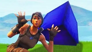 Fortnite but the Giant Cube is moving and it CRUSHED ME | Whos Chaos