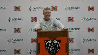 Mercer Football Press Conference (Week 9 vs Furman)