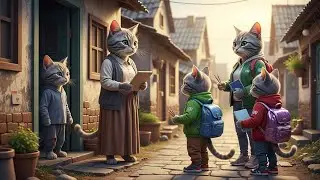 The Poor Mama Cat and Her Clever Son | Heartwarming School Story of Kindness