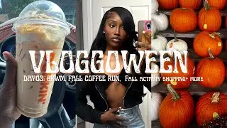 VLOGGOWEEN / VLOGTOBER🍂: coffe run, fall activity shopping, night out 