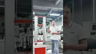 Tensile testing machine for textile industry