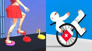 ASMR Tippy Toe VS Healthy Runner - All Level Speed Run Gameplay Ep1