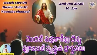First Friday Holy Mass And Healing Services || Rev.Fr.Bhagya Raju IC || Rosminians ||  02-01-2026