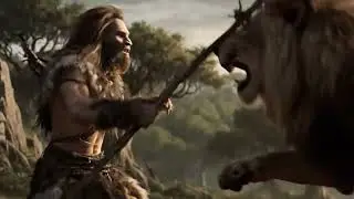 Prehistoric Man vs Medieval Lion &ndash; No Music. Just Fear.