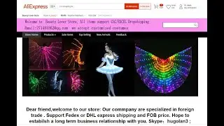 Beauty Lover Store Review on AliExpress Alibaba | LED robot Horrible Quality