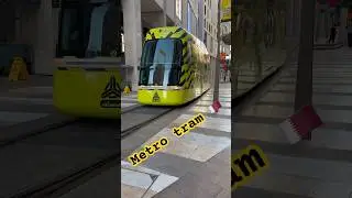 Beautiful Metro tram at Msheireb🇶🇦      #foryou #qatartourism #tiktok #viral #shorts