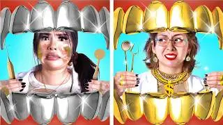 RICH DOCTOR VS BROKE DOCTOR | FUNNY & CRAZY RICH VS POOR DENTIST BY CRAFTY HACKS PLUS