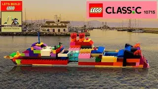LEGO Classic 10715 Ship MOC ⚓🚤 How to Build Holland America Line Oosterdam Cruise Ship from Lego