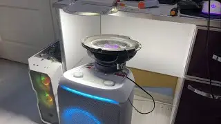 Connecting a 500W subwoofer to a #jbl  #partybox  120.  pt2 #bass #onlyflex