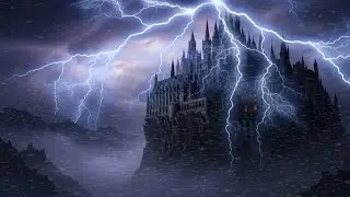Violent Thunderstorm Sounds with Pouring Rain, Loud Lightning Strikes and Intense Thunder for Sleep